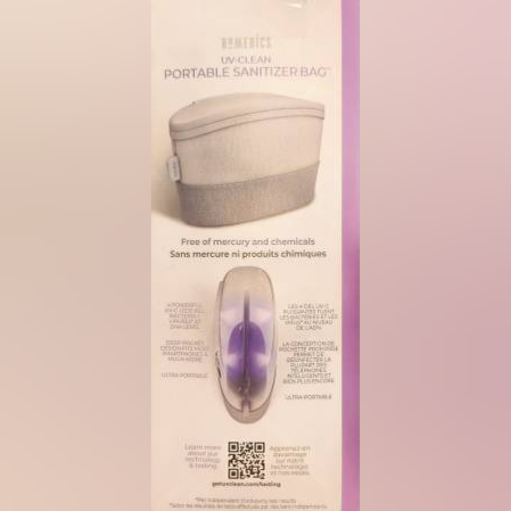 Homedics UV-Clean Portable Sanitizer Bag - Picture 2 of 6